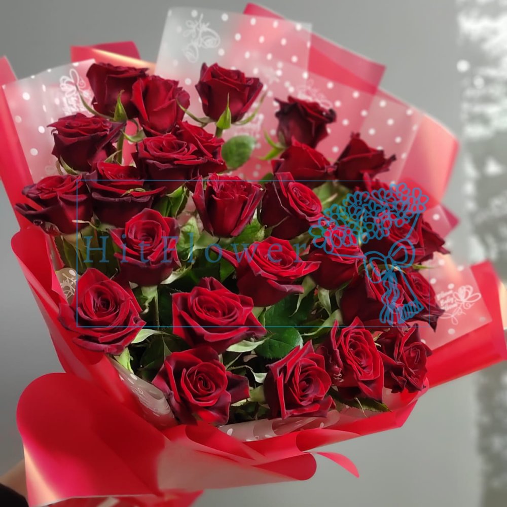 Букет роз Рубиновые розы
